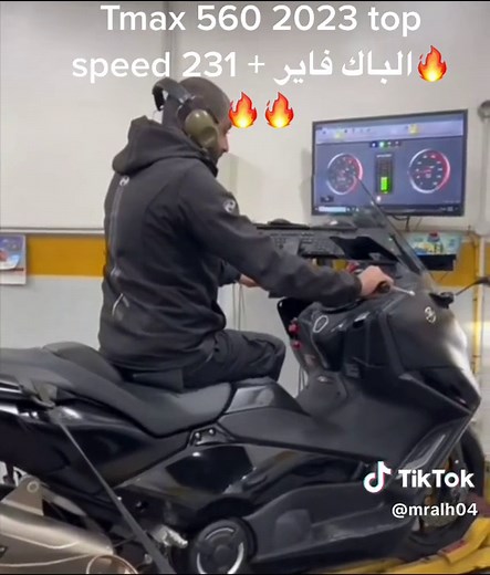 Tmax 560 2023 Top Speed: Unleashing the Power with الباك فاير🔥🔥🔥