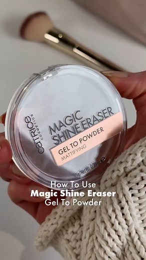 CATRICE Cosmetics official on Instagram: "Bye-bye shine! ✨ Learn the easiest way to apply our MAGIC SHINE ERASER GEL TO POWDER for a flawless, mattified finish. 🤍 #MagicShineEraser #MatteFinish #Catrice #CatriceCosmetics #OwnYourMagic #MakeupTips #CrueltyFreeBeauty"