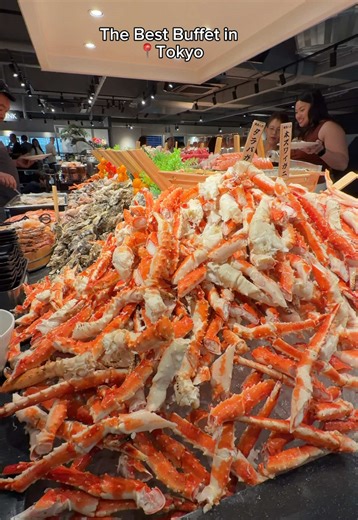 Everything I ate at the best buffet in Tokyo🇯🇵 #japan #travelvlog #travelinfluencer #japanfood #foodie