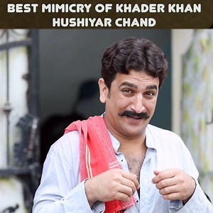 415K views · 10K reactions | Best Mimicry Of Bollywood Actor Khader Khan #mimicry #actor #bollywood | Shehbaaz Khan | Facebook