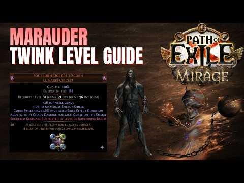 Marauder Twink Leveling Guide (ft. Foulborn Doedre's Scorn) | Sub 3-hour Campaign | POE 3.28 Mirage