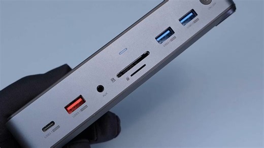 海备思桌面拓展坞硬盘盒扩展坞Type-C转HDMI转换