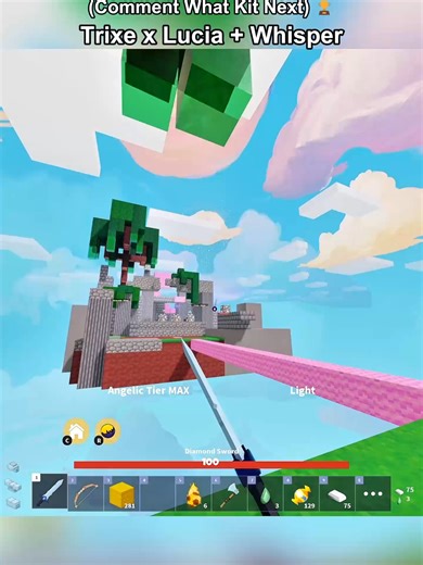 I meant Trinity x Lucia type lol 🔥 | #combos #bedwarsroblox #roblox #bedwars #gaming #naruto #kits #gameplay #series | Lmk some more kit combos 💯🔥