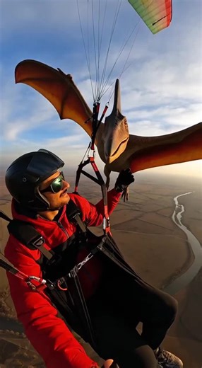 adventure with Dinosaur flying with #Foryou #fyp #Dinosaur #viral #trending