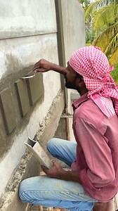 Excellent! Wall Elevation design Making #reels | G.G.Construction