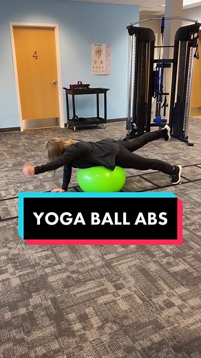 Core Strengthening Exercises with Yoga Ball