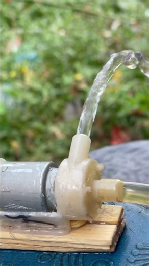 Make Mini Water Pump at Home 💧 Easy DIY in 5 Minutes!#satisfying #automobile