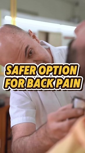 A simple neck twist at the barber could worsen a slipped disc and cause lasting nerve damage. Choose safer treatments!