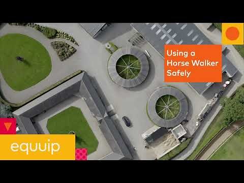 How to safely use a horse walker
