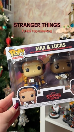 My new Funko Pop Stranger Things Max & Lucas have finally arrived 🥺💔#strangerthings