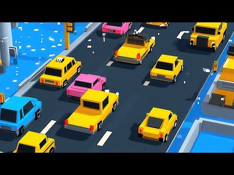 Traffic Run - Gameplay Walkthrough - All Levels (IOS, Android)