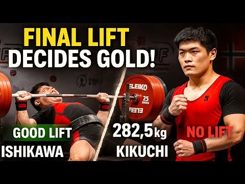 Ishikawa vs Kikuchi at the IPF World Equipped Bench Press Championship 2025