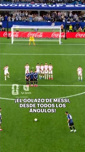 El gol de Messi a Jordania desde todos los ángulos