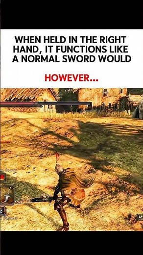 Artorias reference in Dark Souls 2 - New sword moveset when held in LEFT hand #darksouls #darksouls2