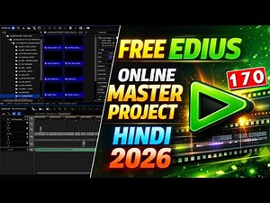 🌀FREE Edius ONLINE MASTER PROJECT || Cut To Cut Cinematic Project DOWNLOAD NOW ! 📽️