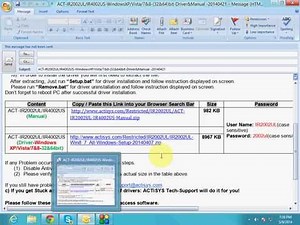 IR2002UL&IR4002US Driver download in Windows Vista/7&8 OS Part 1