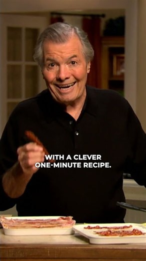 Sweet Crisp Bacon by Jacques Pépin - 1 Minute Recipe #howto #cooking