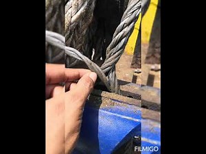 basic splicing tutorial of wire sling 😁😁😁