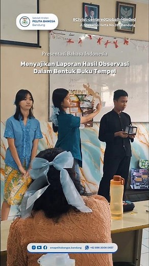 Menyajikan Laporan Hasil Observasi Dalam Bentuk Buku Tempel | SMA Kristen Pelita Bangsa