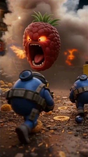 Mission 001: The Raspberry Uprising Begins | Blueberry Fruit War 🍒💥