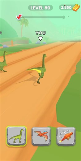 🎮 Dino Shifting Dinosaur Games Level - #80 🦖👑 #shorts #mobilegame