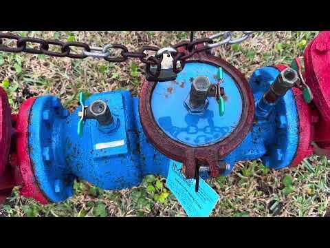 Zurn Wilkins Reduced Principle Backflow Preventer Model 375 - 4 Inch Diameter Commercial Application