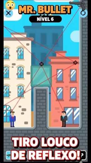 MR. BULLET NÍVEL 6: TIRO LOUCO DE REFLEXO! 🤯 [#shorts] #mrbullet #viral