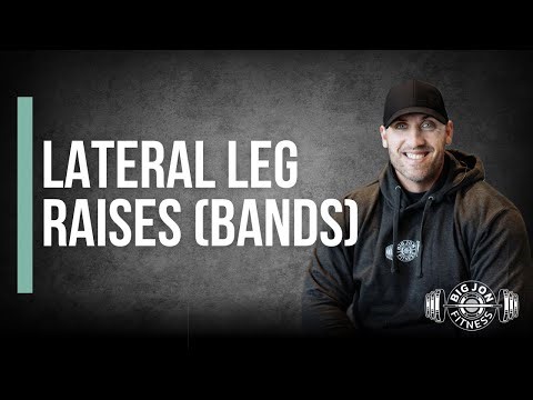 Lateral Leg Raises (Bands)