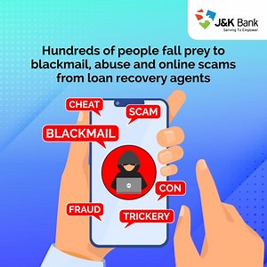 112K views · 54 reactions | Don't take your digital life for granted. - Beware of fraudulent loan apps and prevent yourself from any e-scams - Do not install any apps from unverified sources - Check permissions - Read reviews on the app - Use anti-virus apps #JKBank #Fraud #Scam #CyberSecurity | Jammu and Kashmir Bank Ltd | Facebook