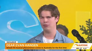 18K views · 155 reactions | SUNRISE EXCLUSIVE - DEAR EVAN HANSEN  The smash hit musical phenomenon comes to Australia for the first time 朗 WATCH SUNRISE FOR MORE | 7plus ☀ | Sunrise | Facebook