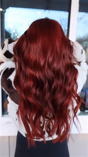 Cameryn // CT HAIR STYLIST on Instagram: "My first time using voice over so be nice 🫠 custom red coloring & extension install on @_danielledoeshair - we are so obsessed with the results i wanted to take you guys through the process! thank you to @fancybesthair for being the greatest!! and @moroccanoilpro color for being insanely shiny - formula is 8c & 7cc equal parts with 5 volume - rinsed, then glossed with 7cc + 5cc equal parts for depth!"