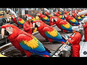 Inside the World’s Largest Macaw Breeding Farms | Millions of Birds Raised