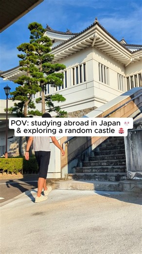 POV: studying abroad in Japan & casually finding a random castle 🏯🇯🇵