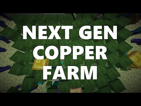 Minecraft Elegance: Next Generation Copper Farm (Java 1.17-1.21.1)