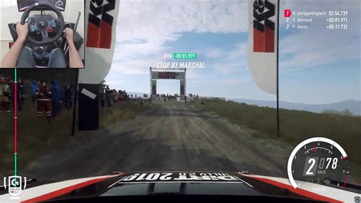 Logitech G29 rally setup insights from Dirt Rally 2