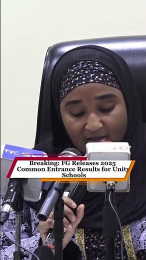 Breaking: FG Releases 2025 Common Entrance Results for Unity Schools