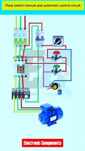 float switch manual automatic control circuit #electrician #electricianlife #electricity #electric #electronics #electrical #electricidad #electricalengineering #ElectronicMusic #reelschallenge #reelsviralfb #reelstrending #reelsfypシ #reelsfbシ #reelsvideoシ #reelsviralシ #reelsfb #reelsvideo #reelsviral | 𝐄𝐥𝐞𝐜𝐭𝐫𝐨𝐧𝐢𝐜 𝐂𝐨𝐦𝐩𝐨𝐧𝐞𝐧𝐭𝐬