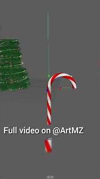 Christmas Tree 3D modeling. MASH. Autodesk Maya tutorial