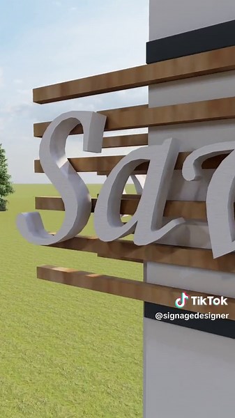 Signage Designer on TikTok