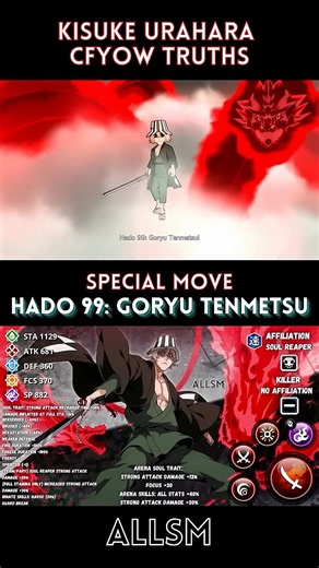 What Makes Kisuke Urahara's Hado 99 so Deadly in Bleach Brave Souls? 💀 #bleach #bbs #deadly
