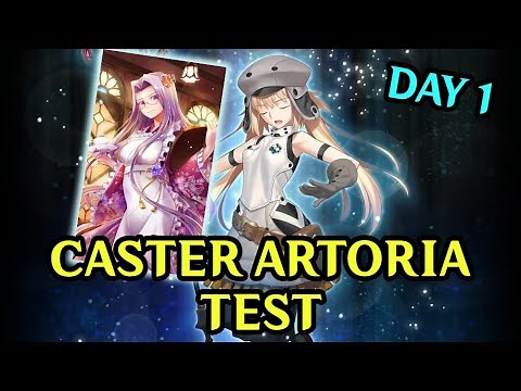 Caster Artoria in Poster Girl Setup | Test Day 1 [FGO NA]