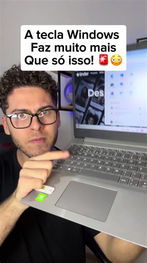 A Tecla Windows faz isso e você nem sabia desse segredo! 😮 qual dessas funções você não conhecia e mais gostou? Compartilha pra quem precisa aprender essas funções secretas. #dicas #pc #computador #tecnologia #windows