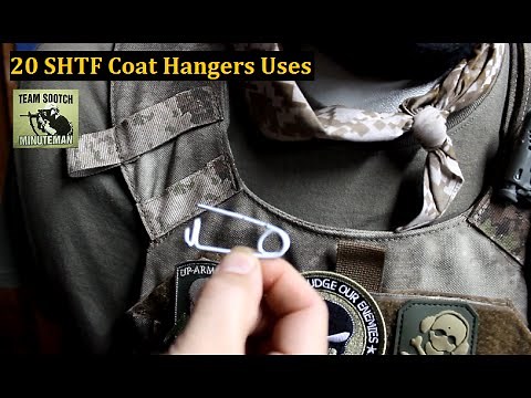 20 Wire Coat Hanger Uses for Survival