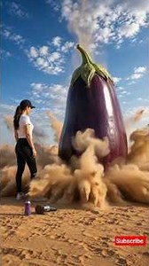 Turning a Giant Eggplant Into a Luxury Smart Bedroom in the Desert! 🌵🍆🏡✨ #shorts#GiantEggplant #home
