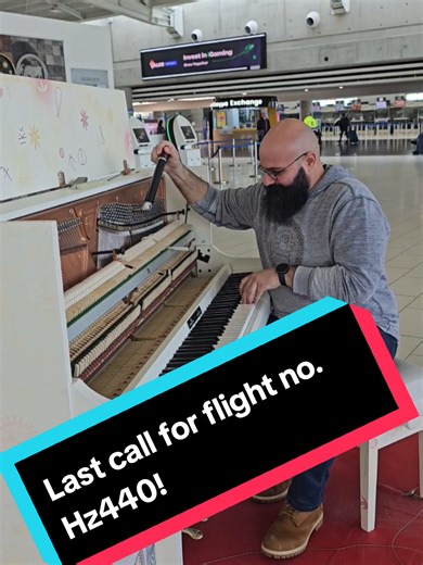 Tuning the Piano at Larnaca Airport Experience