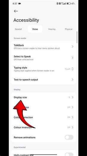 Display Size Setting 😱 #shorts #youtubeshorts #Displaysize