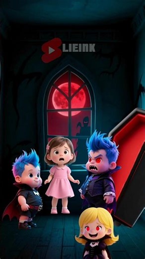 Little Vampire Wants New Friends? #cartoon #animation #usa #funny #shorts