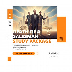 Death of a Salesman PowerPoint Presentation (Slides, Study Guide & Worksheets)