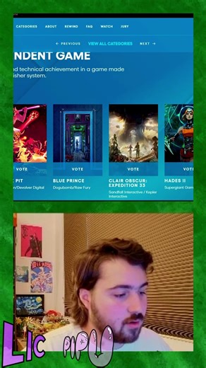 LIC. VOTA GAME AWARDS Parte17 #shorts #gameawards2025 #gameawards #goty #goty2025