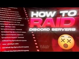 How to **NUKE** discord servers (2026)